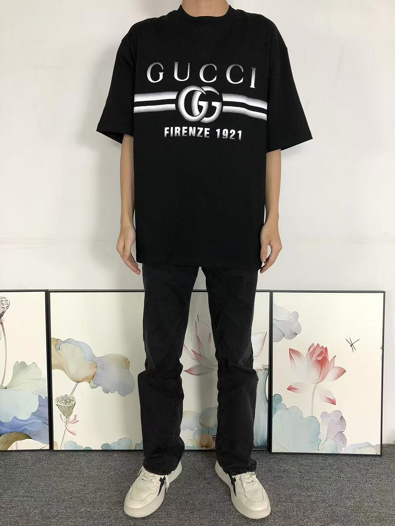 Gucci 135 G⭐C⭐I T-SHIRT 22050730125 (Im 170Cm 60Kg I Wear Size S In The Phot) - Image 3