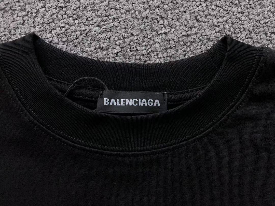 Balenciaga 108 B⭐L⭐⭐⭐IA⭐A T-SHIRT 2162305125 (Im 170Cm 60Kg I Wear Size M In The Phot) - Image 22