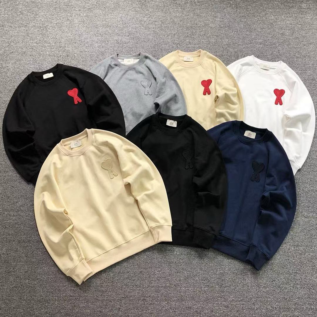AMI 118 AMI HOODIE 3109110421 (Im 170Cm 60Kg I Wear Size M In The Phot)