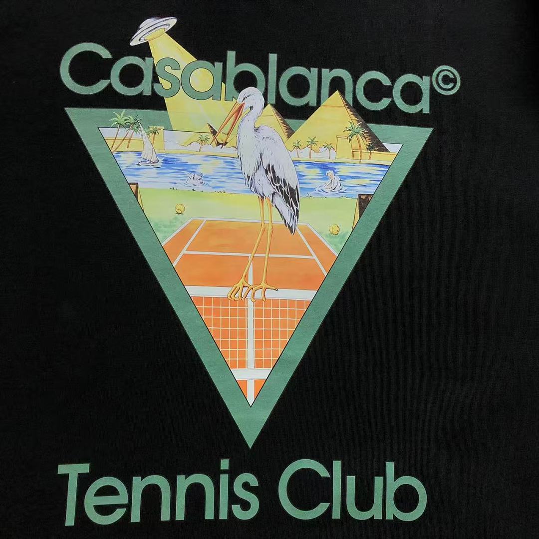 Casablanca 105 CASABLANCA T-SHIRT 52062605127 (Im 170Cm 60Kg I Wear Size L In The Phot) - Image 9