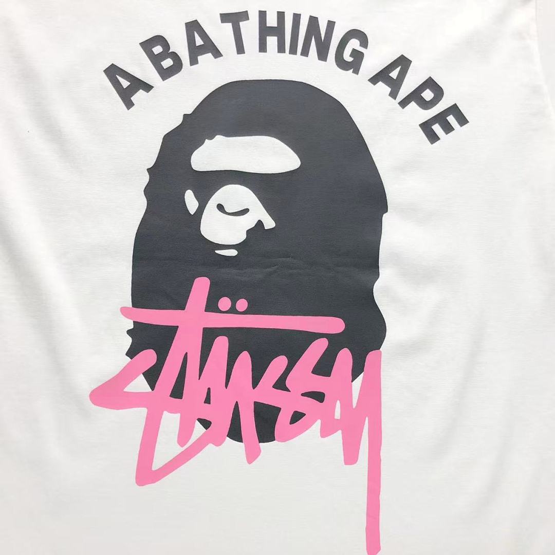 Bape 85 BAPE STUSSY T-SHIRT 3111050321 (Im 170Cm 60Kg I Wear Size M In The Phot) - Image 14