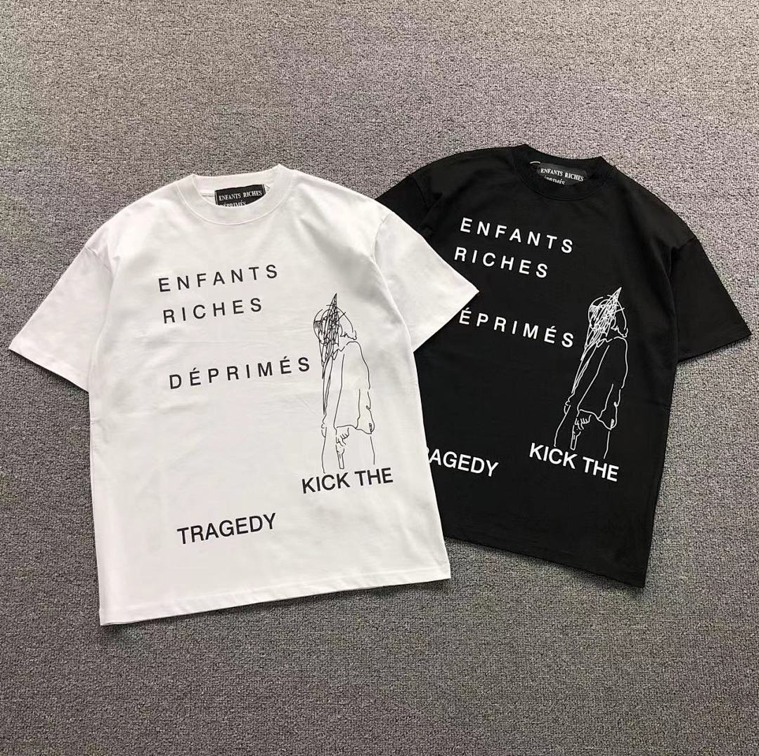 Chanel 85 ENFANTS RICHES DEPRIMES T-SHIRT 42012427162 (Im 170Cm 60Kg I Wear Size S In The Phot)