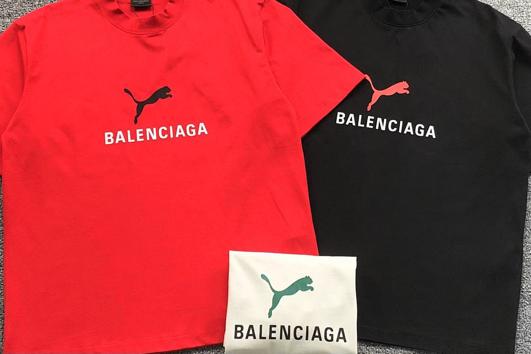 Balenciaga 118 B⭐L⭐⭐⭐IA⭐A PUMA T-SHIRT 3108082421 (Im 170Cm 60Kg I Wear Size S In The Phot) - Image 6