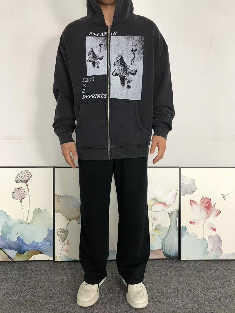 Chanel 178 ENFANTS RICHES DEPRIMES HOODIE 511606162 (Im 170Cm 60Kg I Wear Size S In The Phot) - Image 3