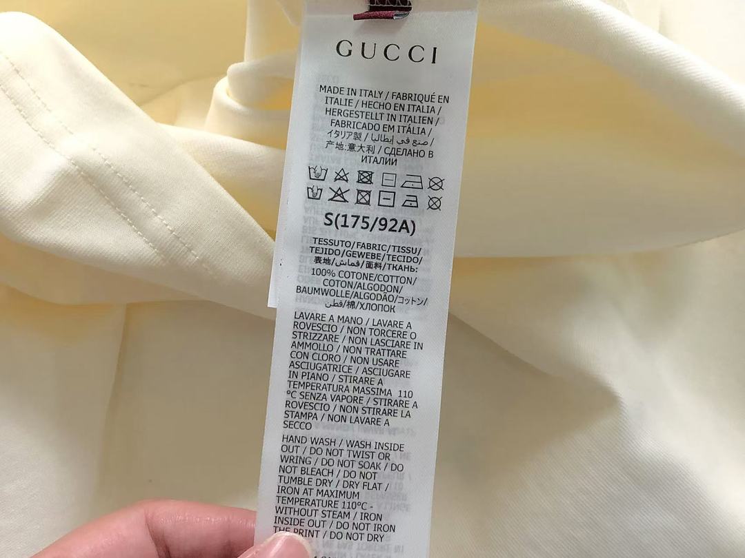 Gucci 135 G⭐C⭐I T-SHIRT 22051510125 (Im 170Cm 60Kg I Wear Size S In The Phot) - Image 16
