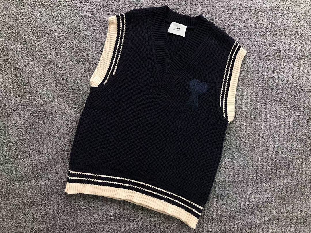 AMI 115 AMI SWEATER VEST 510181488 (Im 170Cm 60Kg I Wear Size S In The Phot) - Image 8