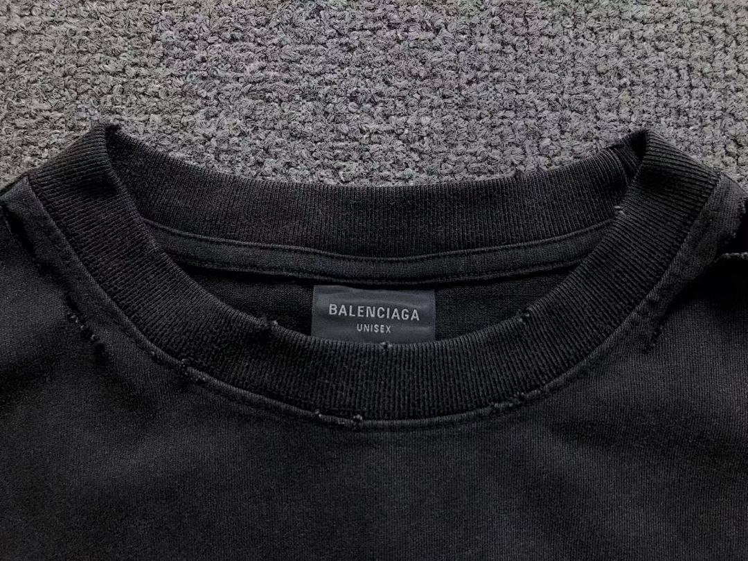 Balenciaga 118 B⭐L⭐⭐⭐IA⭐A T-SHIRT 5212222136 (Im 170Cm 60Kg I Wear Size S In The Phot) - Image 17