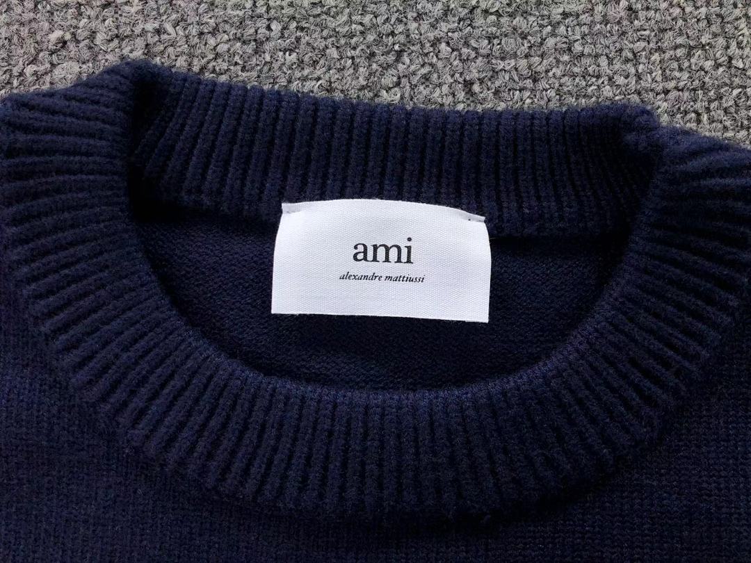 AMI 178 AMI SWEATER 4120202135 (Im 170Cm 60Kg I Wear Size S In The Phot) - Image 25
