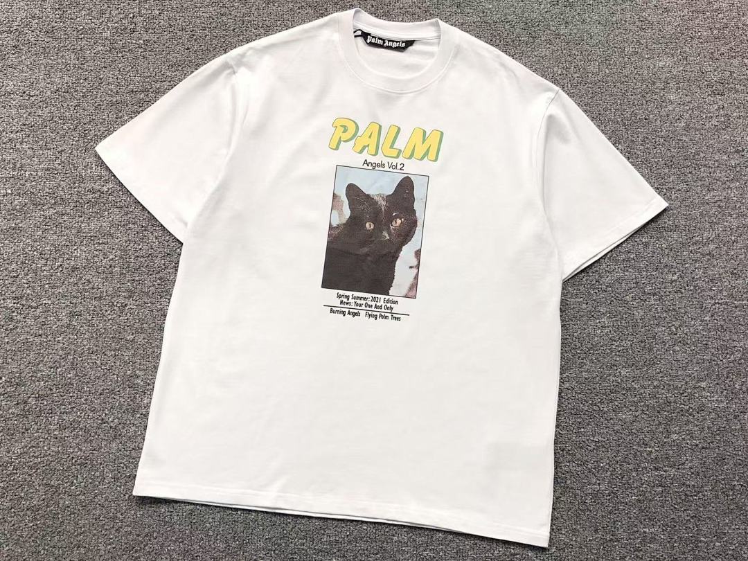 Palm Angels 78 PALM ANGELS T-SHIRT 41060928121 (Im 170Cm 60Kg I Wear Size L In The Phot) - Image 7