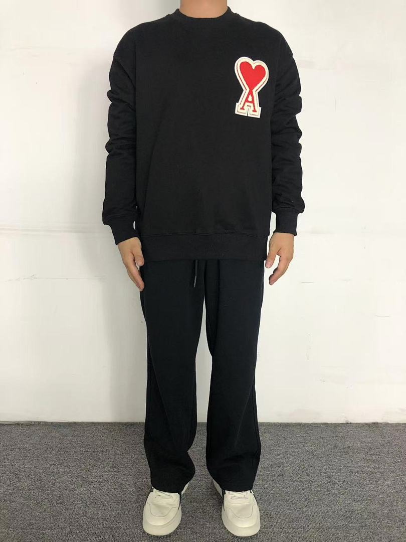 AMI 118 AMI HOODIE 3109110221 (Im 170Cm 60Kg I Wear Size M In The Phot) - Image 4