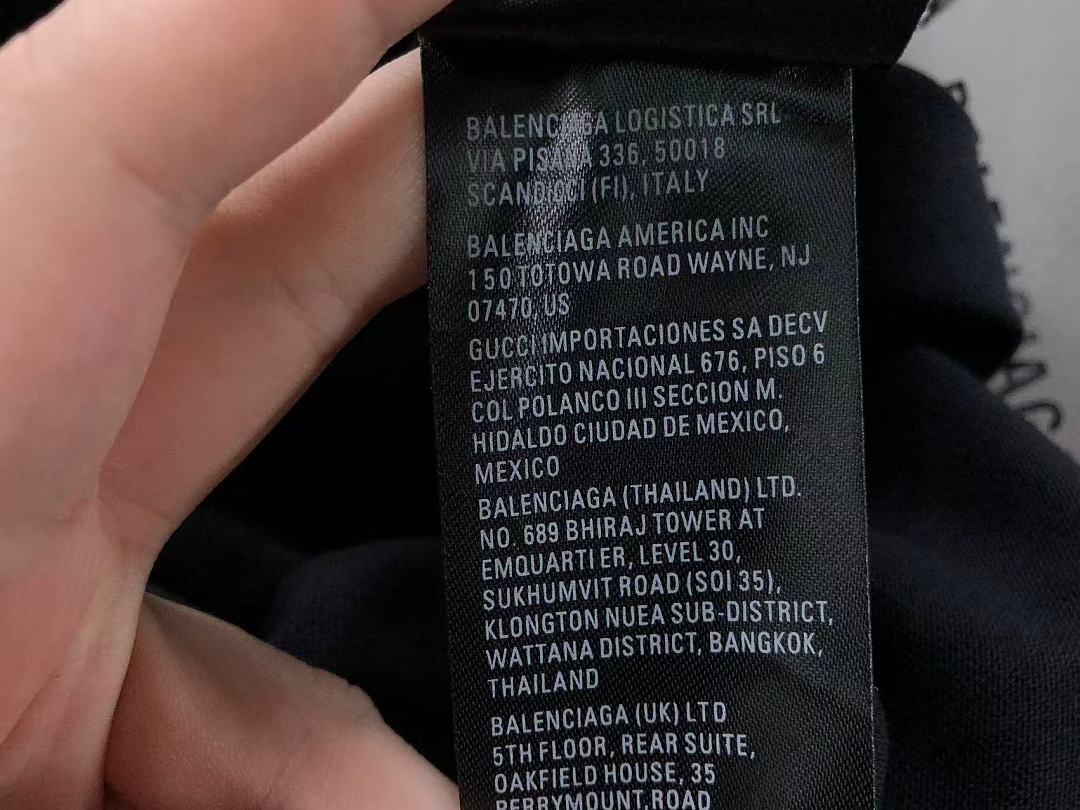 Balenciaga 135 B⭐L⭐⭐⭐IA⭐A T-SHIRT 42071710163 (Im 170Cm 60Kg I Wear Size S In The Phot) - Image 17
