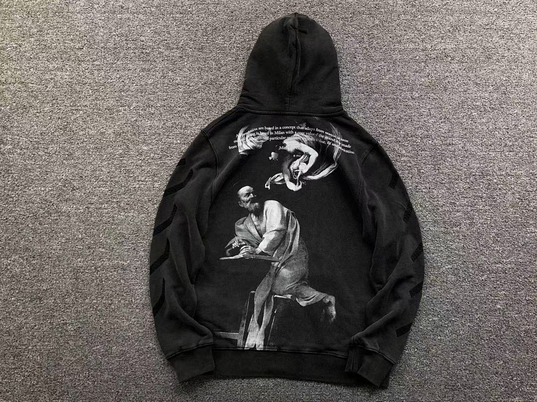 Off-White 195 OFF-WHITE HOODIE 57311219 (Im 170Cm 60Kg I Wear Size S In The Phot) - Image 5
