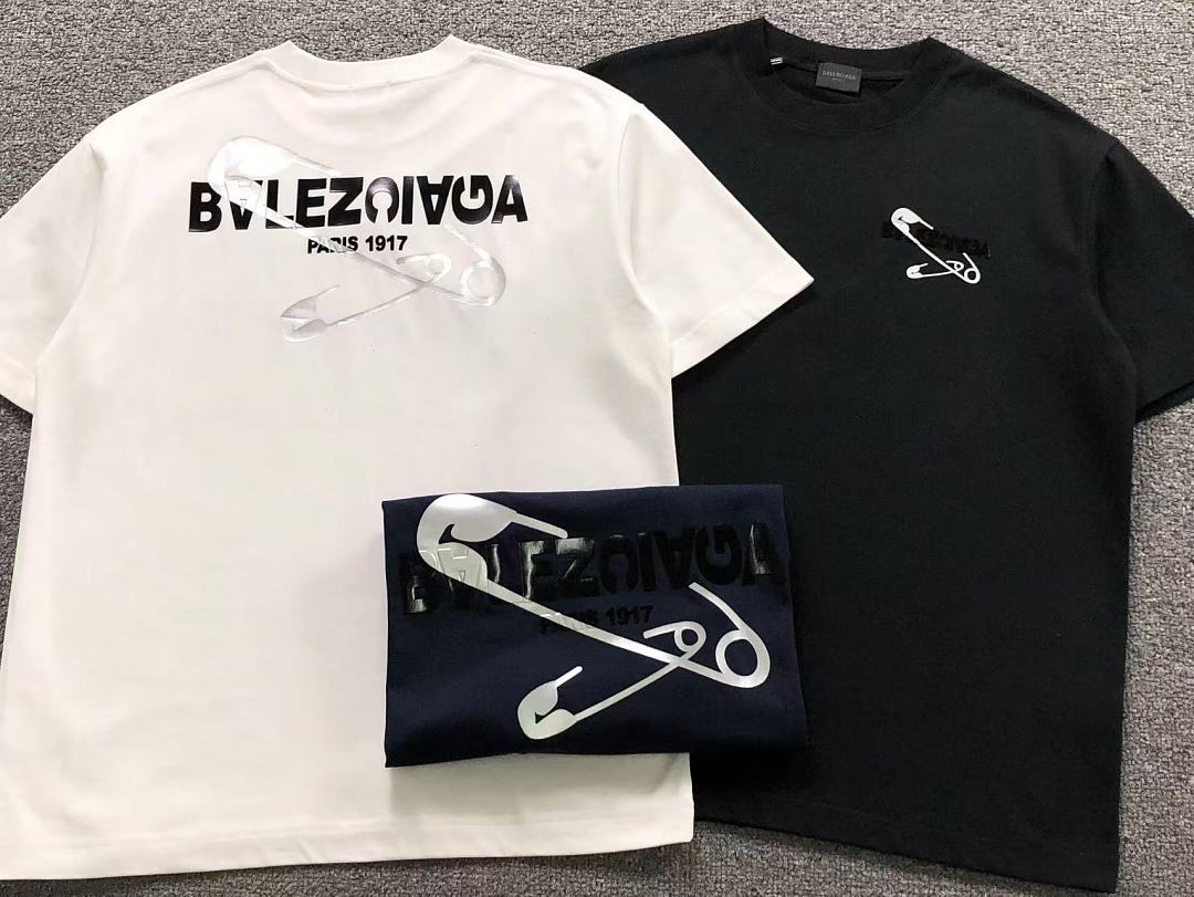 Balenciaga 125 B⭐L⭐⭐⭐IA⭐A T-SHIRT 3206172921 (Im 170Cm 60Kg I Wear Size L In The Phot) - Image 6