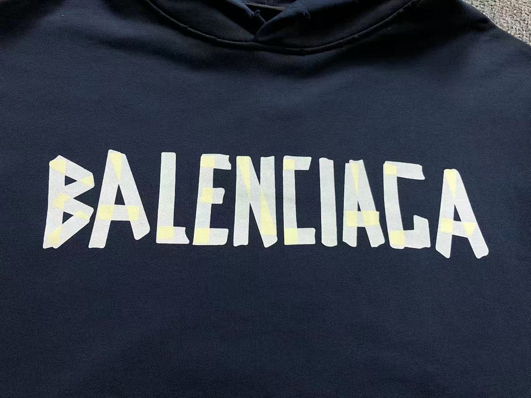 Balenciaga 225 B⭐L⭐⭐⭐IA⭐A HOODIE 5101172136 (Im 170Cm 60Kg I Wear Size S In The Phot) - Image 17