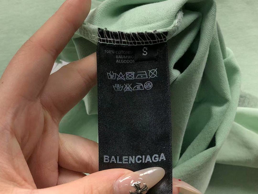 Balenciaga 118 B⭐L⭐⭐⭐IA⭐A T-SHIRT 5212206136 (Im 170Cm 60Kg I Wear Size S In The Phot) - Image 17