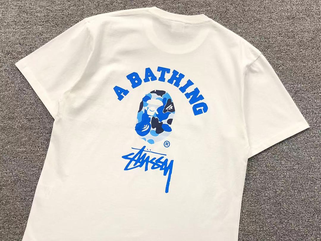 Bape 88 BAPE STUSSY T-SHIRT 3112050121 (Im 170Cm 60Kg I Wear Size M In The Phot) - Image 8