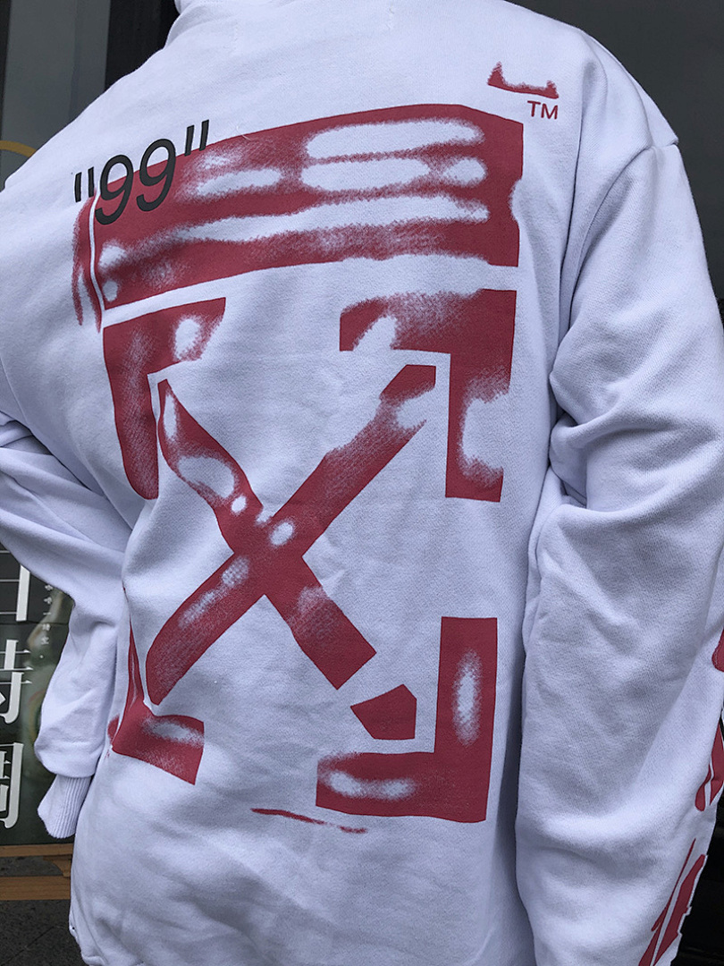 Off-White 98 OFF-WHITE (WHITE HOODIE) - Image 55