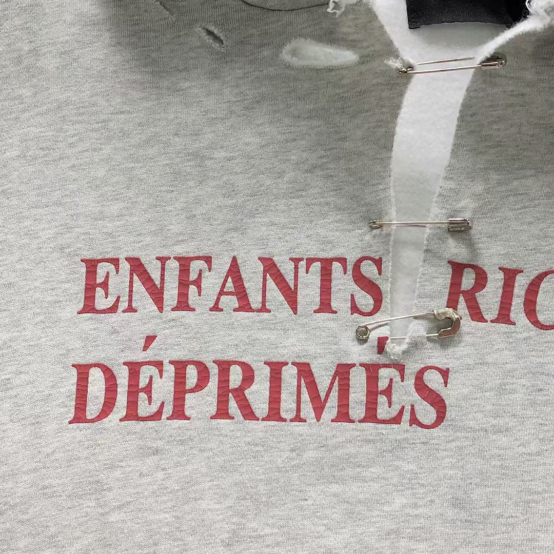 Chanel 185 ENFANTS RICHES DEPRIMES HOODIE 3209012617 (Im 170Cm 60Kg I Wear Size S In The Phot) - Image 9