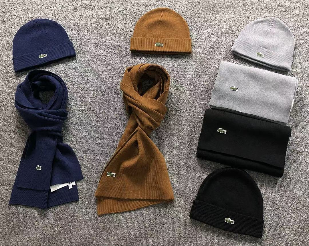 Lacoste 175 LACOSTE HAT SCARF 4207200701 (Long 176CM* Wide 29CM*) - Image 2