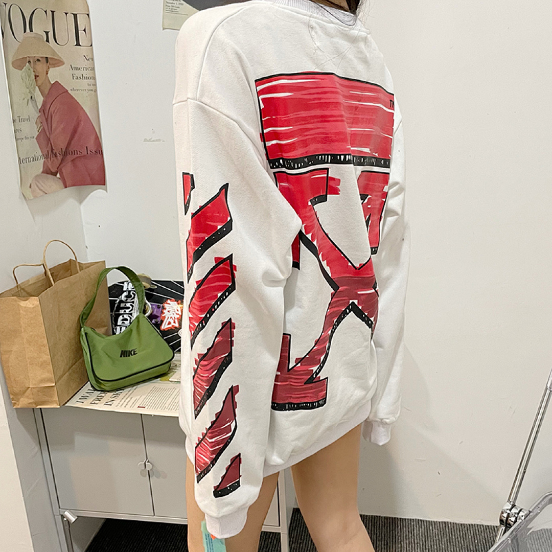 Off-White 99 OFF-WHITE (WHITE HOODIE) - Image 46