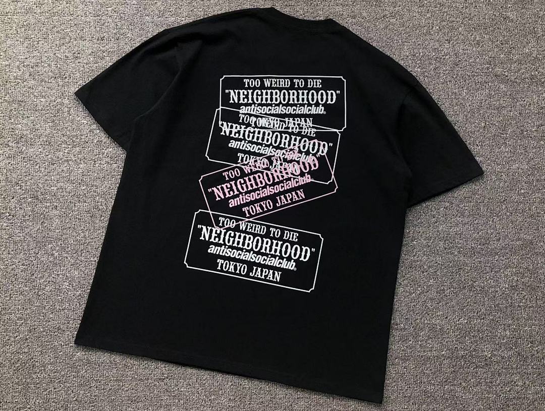 Christian Louboutin 85 ANTI SOCIAL CLUB NEIGHBORHOOD T-SHIRT - Image 6
