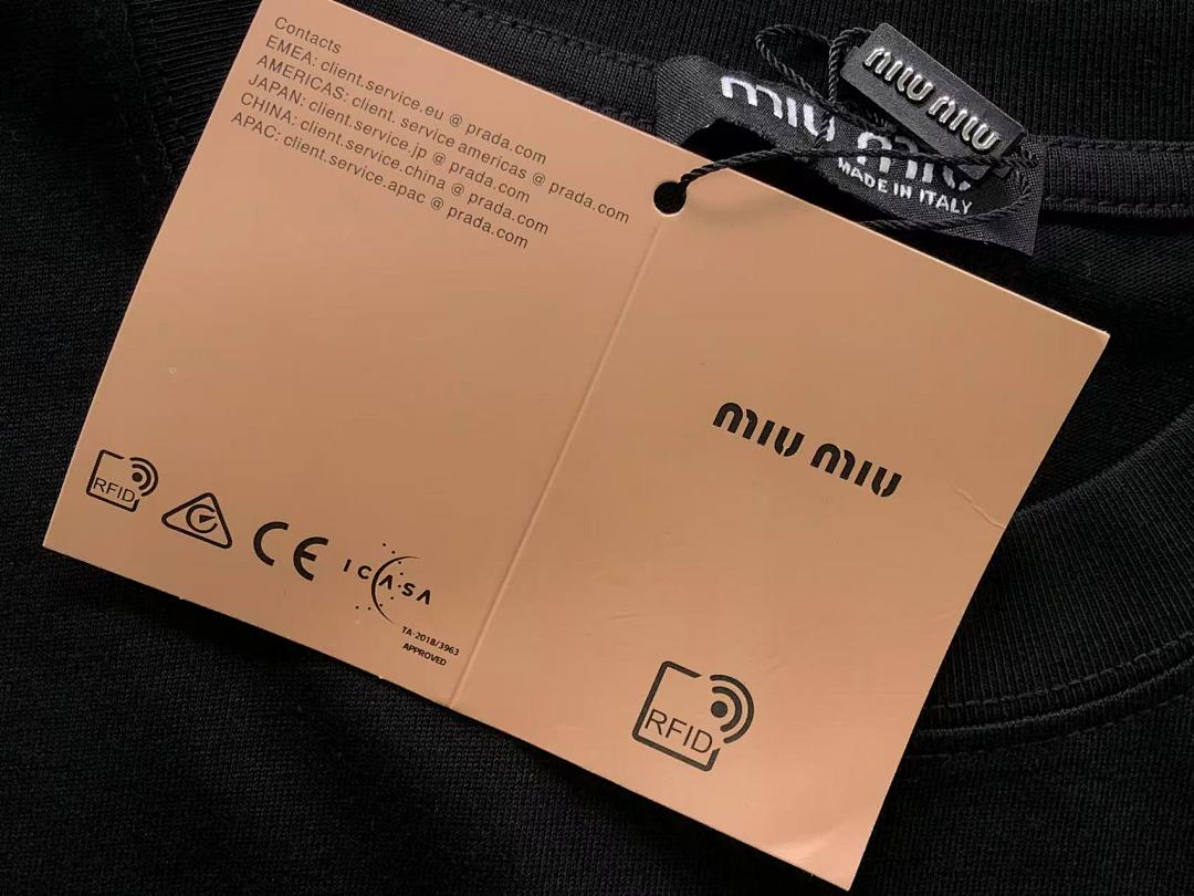 Miu Miu 115 M⭐U T-SHIRT 41072506133 (Im 170Cm 60Kg I Wear Size M In The Phot) - Image 18