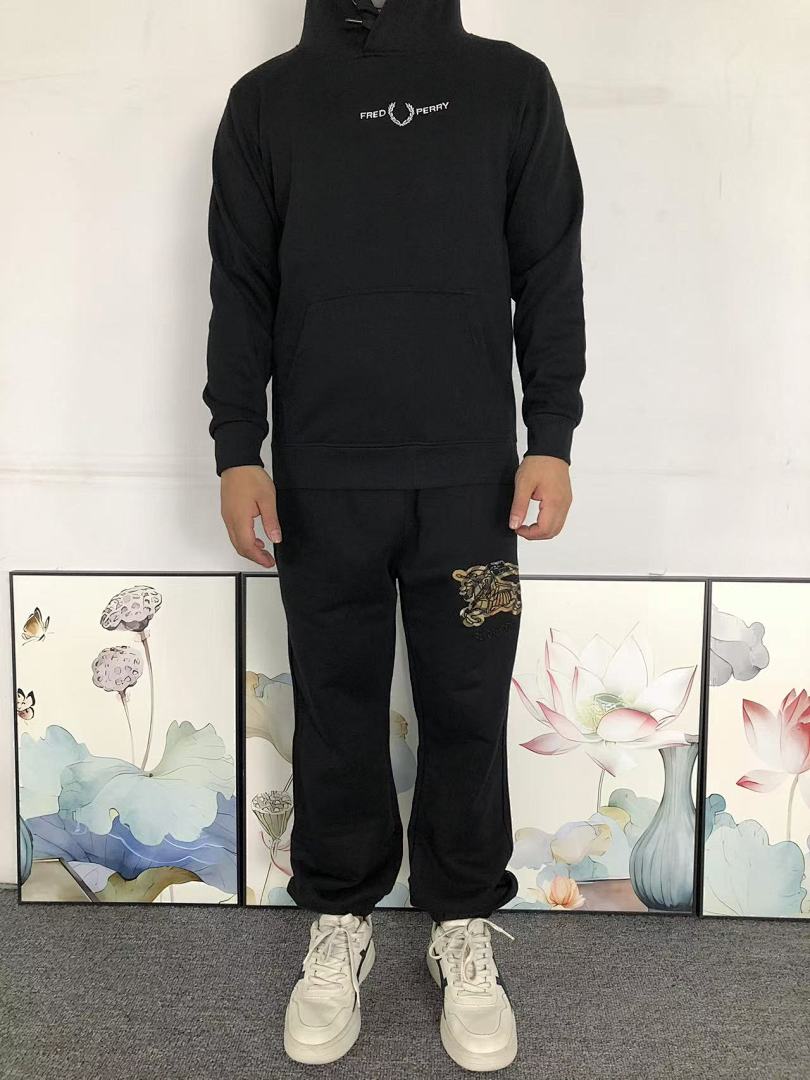 Unbranded 215 FRED PERRY HOODIE 2110212801 (Im 170Cm 60Kg I Wear Size M In The Phot) - Image 3