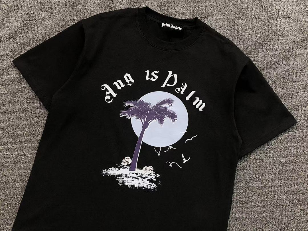 Palm Angels 78 PALM ANGELS T-SHIRT 41070126121 (Im 170Cm 60Kg I Wear Size S In The Phot) - Image 12