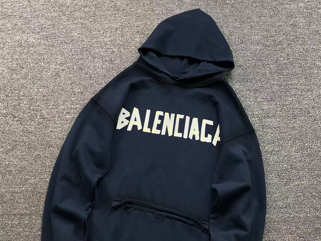 Balenciaga 225 B⭐L⭐⭐⭐IA⭐A HOODIE 5101172136 (Im 170Cm 60Kg I Wear Size S In The Phot) - Image 16