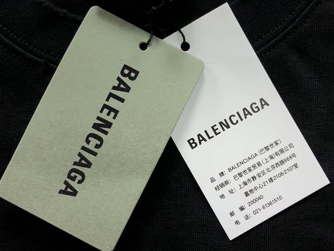 Balenciaga 158 B⭐L⭐⭐⭐IA⭐A T-SHIRT 22051221001 (Im 170Cm 60Kg I Wear Size S In The Phot) - Image 19