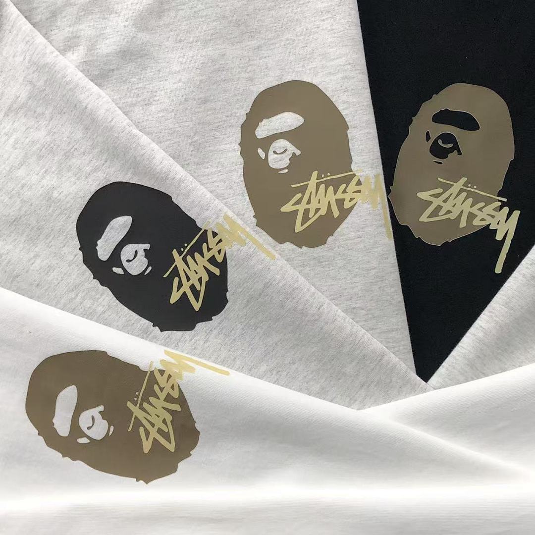 Bape 79 BAPE STUSSY T-SHIRT 411181842 (Im 170Cm 57Kg I Wear Size S In The Phot) - Image 34