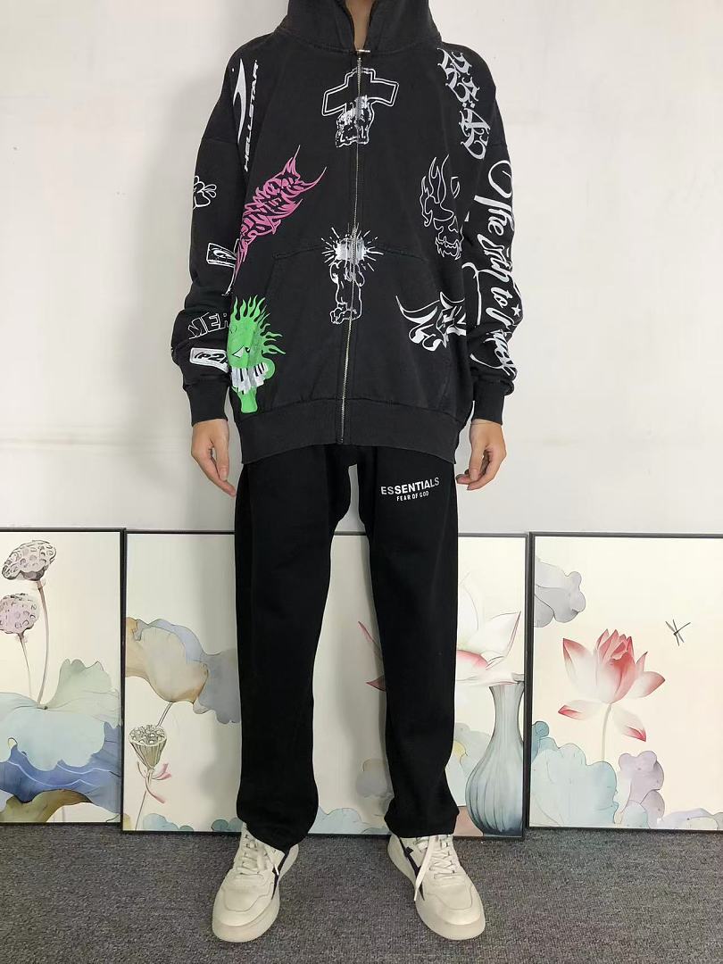 Hellstar 308 HELLSTAR HOODIE 3209010672 (Im 170Cm 60Kg I Wear Size M In The Phot) - Image 3