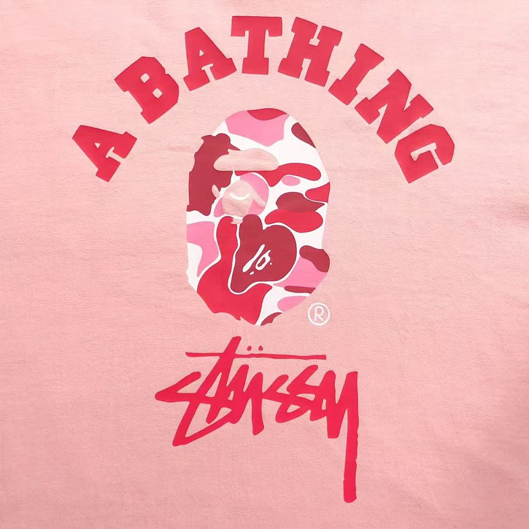 Bape 78 BAPE STUSSY T-SHIRT 1102090742 (Im 170Cm 55Kg I Wear Size S In The Phot) - Image 13