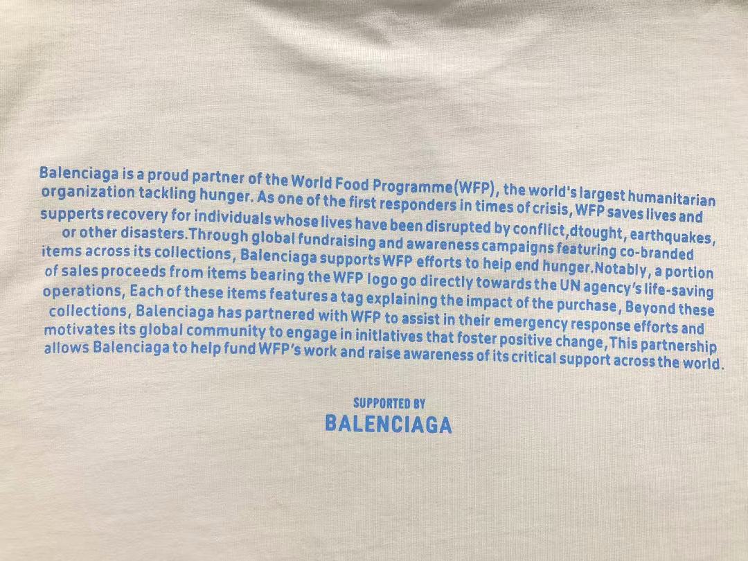 Balenciaga 128 B⭐L⭐⭐⭐IA⭐A T-SHIRT 42042005163 (Im 170Cm 60Kg I Wear Size XS In The Phot) - Image 8