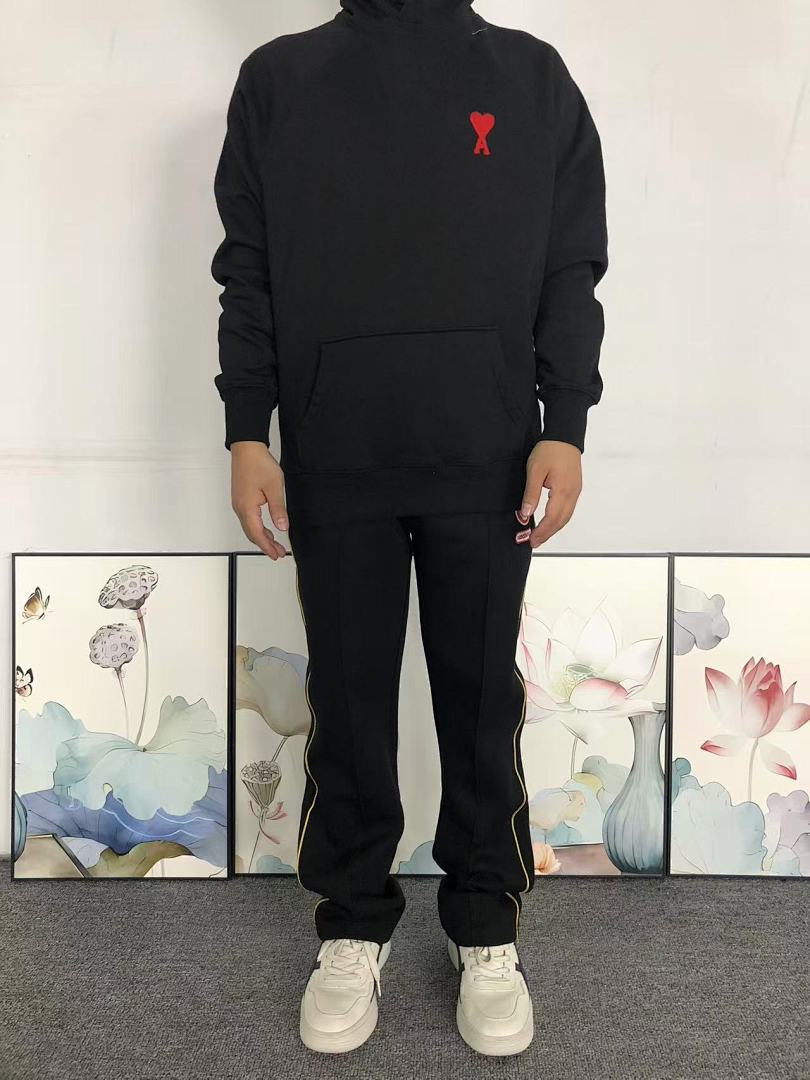 AMI 168 AMI HOODIE 3110170421 (Im 170Cm 60Kg I Wear Size M In The Phot) - Image 3