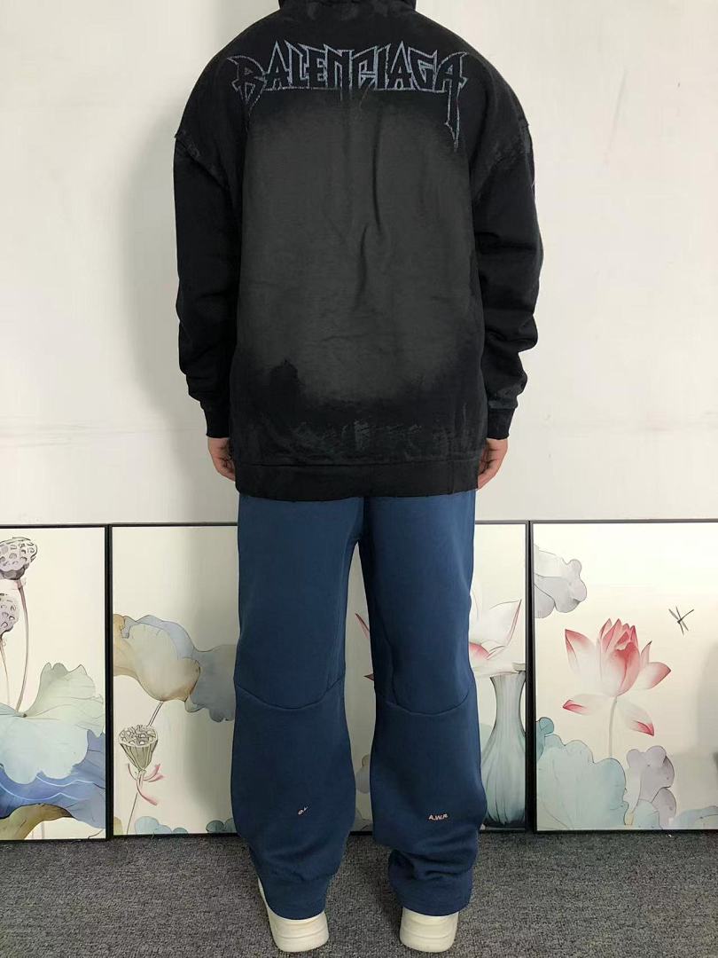 Balenciaga 245 B⭐L⭐⭐⭐IA⭐A HOODIE 4122709163 (Im 170Cm 60Kg I Wear Size XS In The Phot) - Image 4