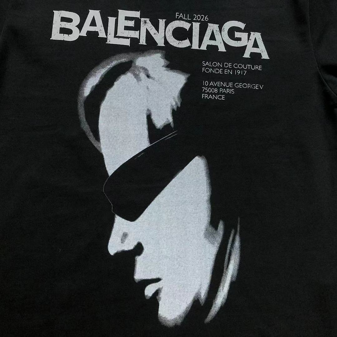 Balenciaga 118 B⭐L⭐⭐⭐IA⭐A T-SHIRT 42061326156 (Im 170Cm 60Kg I Wear Size 1 In The Phot) - Image 8