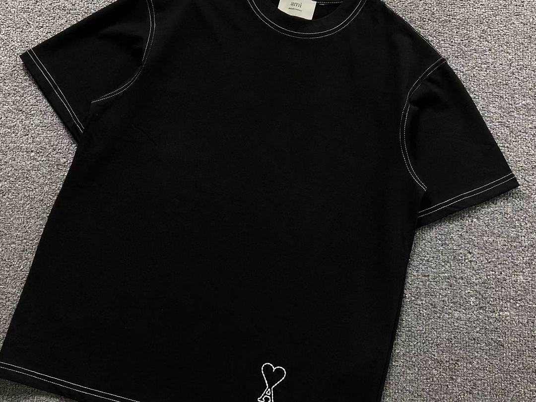 AMI 98 AMI T-SHIRT 3205180817 (Im 170Cm 65Kg I Wear Size S In The Phot) - Image 13