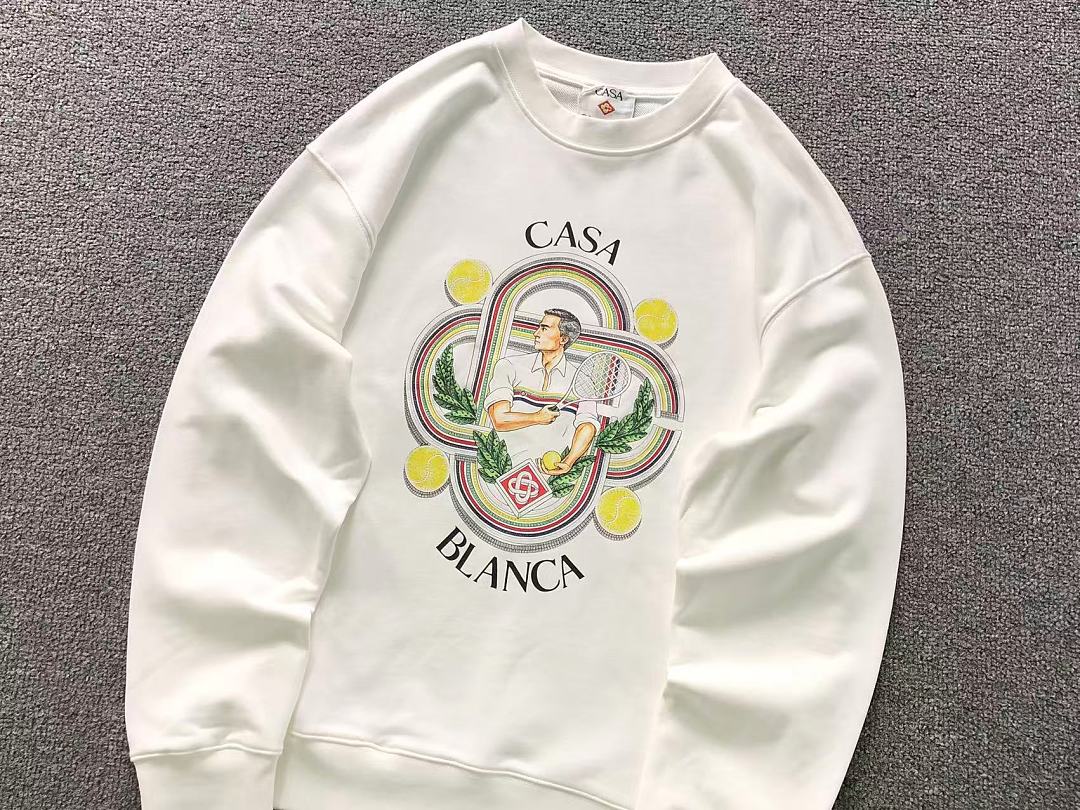 Casablanca 135 CASABLANCA HOODIE 3208090821 (Im 170Cm 60Kg I Wear Size M In The Phot) - Image 8