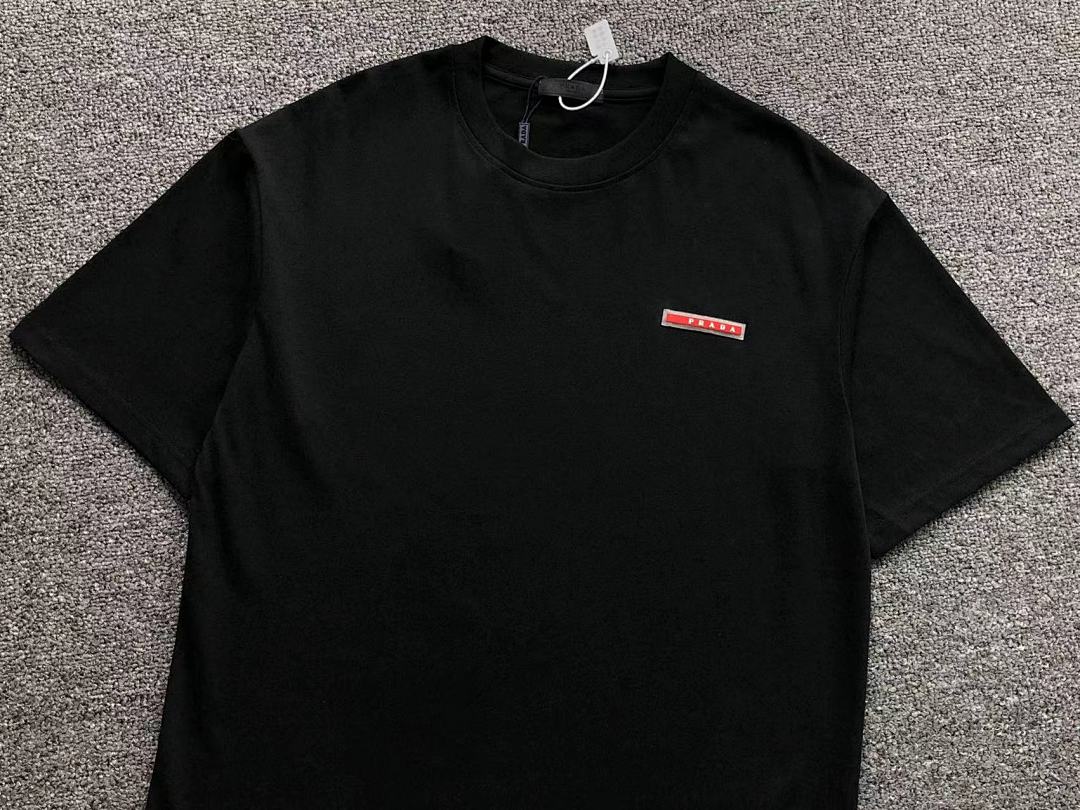 Prada 108 P⭐A⭐A T-SHIRT 213030821 (Im 170Cm 55Kg I Wear Size S In The Phot) - Image 9