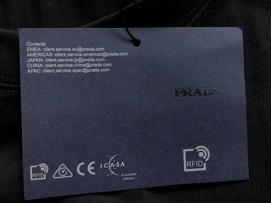 Prada 118 P⭐A⭐A T-SHIRT 3203200321 (Im 170Cm 60Kg I Wear Size L In The Phot) - Image 17