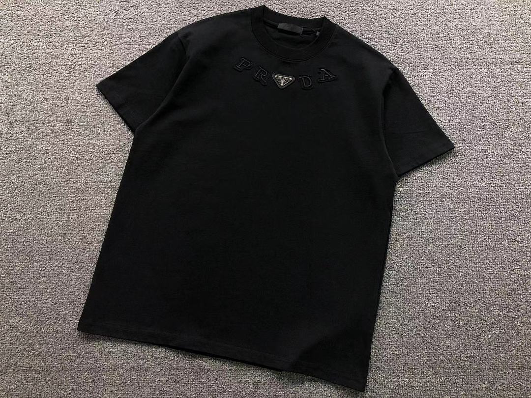 Prada 125 P⭐A⭐A T-SHIRT 2208021715 (Im 170Cm 60Kg I Wear Size S In The Phot) - Image 12