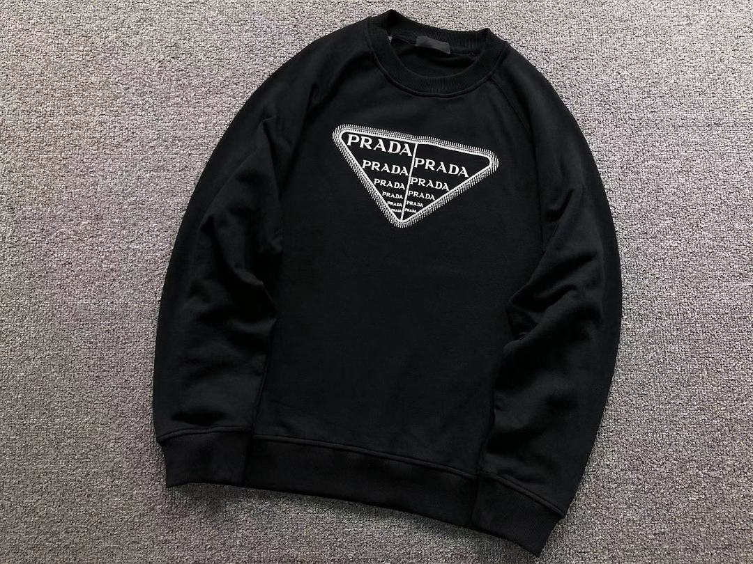 Prada 178 P⭐A⭐A HOODIE 3207240121 (Im 170Cm 60Kg I Wear Size L In The Phot) - Image 10