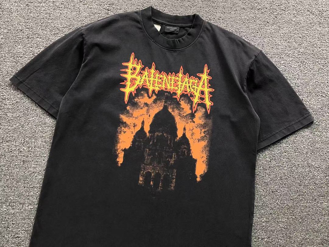 Balenciaga 125 B⭐L⭐⭐⭐IA⭐A T-SHIRT 3205030721 (Im 170Cm 60Kg I Wear Size S In The Phot) - Image 7