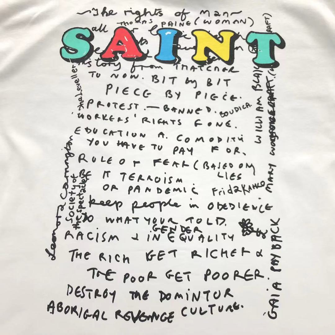 Chanel 113 SAINT MICHAEL T-SHIRT 3206183917 (Im 170Cm 60Kg I Wear Size S In The Phot) - Image 11