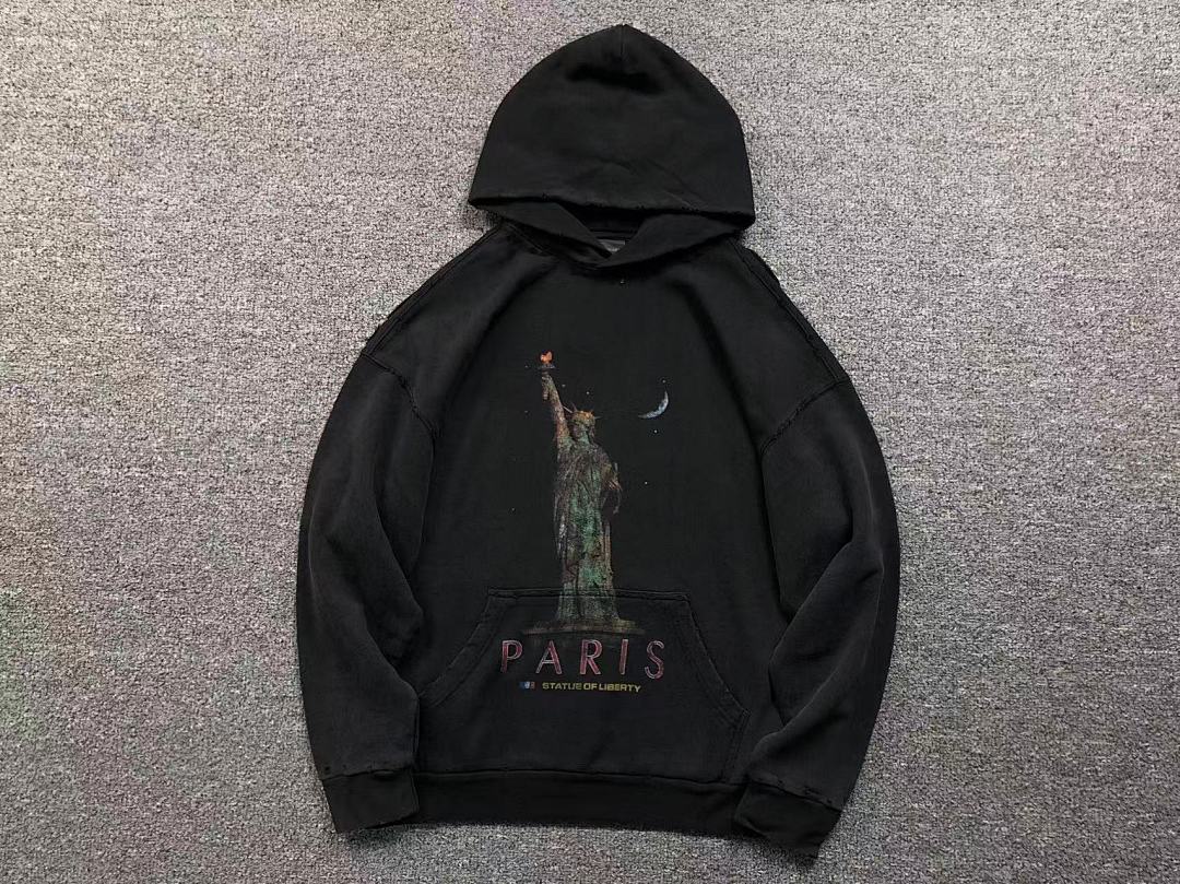 Balenciaga 275 B⭐L⭐⭐⭐IA⭐A HOODIE 4122711163 (Im 170Cm 60Kg I Wear Size XS In The Phot) - Image 5