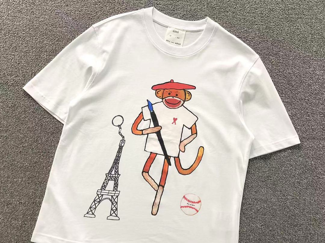 AMI 138 AMI T-SHIRT 22042344001 (Im 170Cm 60Kg I Wear Size S In The Phot) - Image 14