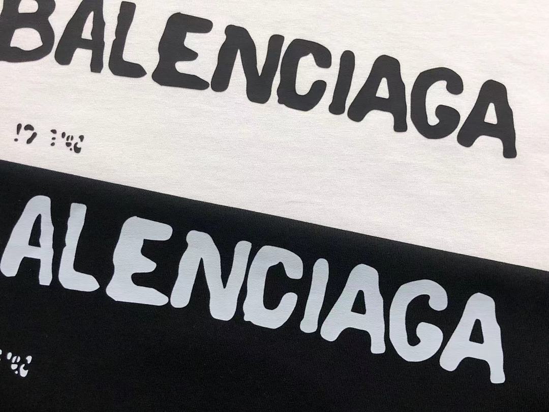 Balenciaga 128 B⭐L⭐⭐⭐IA⭐A T-SHIRT 411187701 (Im 170Cm 57Kg I Wear Size M In The Phot) - Image 14