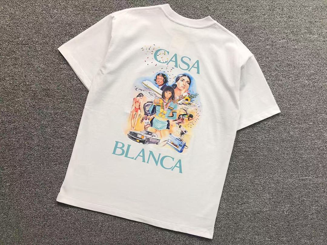 Casablanca 98 CASABLANCA T-SHIRT 2161120125 (Im 170Cm 60Kg I Wear Size S In The Phot) - Image 8