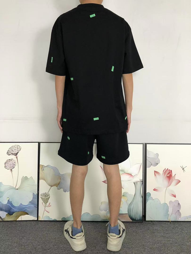 Balenciaga SHORTS158 B⭐L⭐⭐⭐IA⭐A T-SHIRT SHORTS 3206173321 (Im 170Cm 60Kg I Wear Size S In The Phot) - Image 5